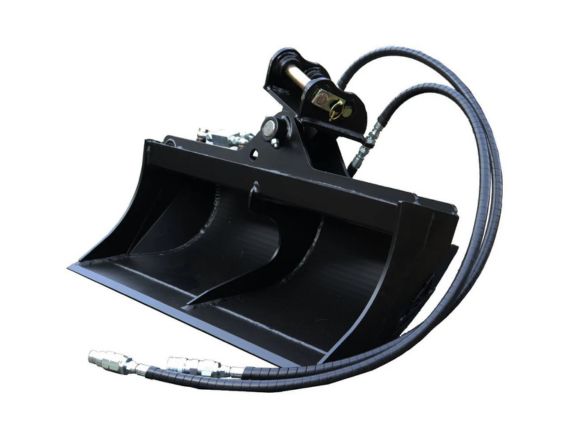 Cucharón para miniexcavadora giratorio de 360 grados