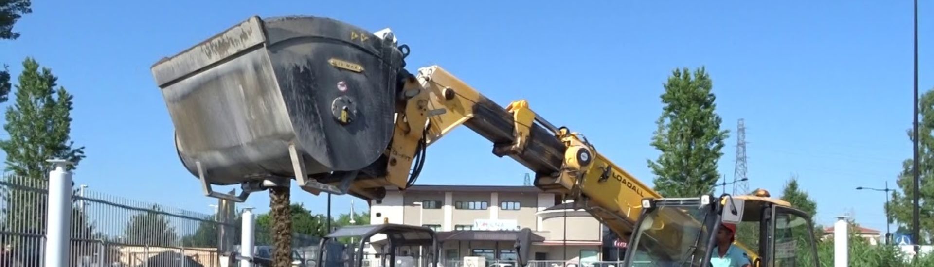 Cuchara de hormigón para excavadora