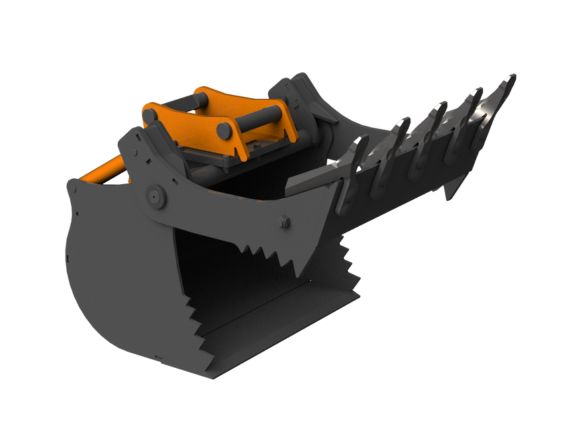 Cuchara excavadora 4 en 1