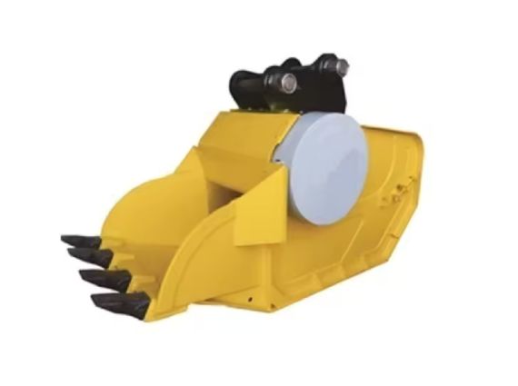 Cuchara trituradora de excavadora
