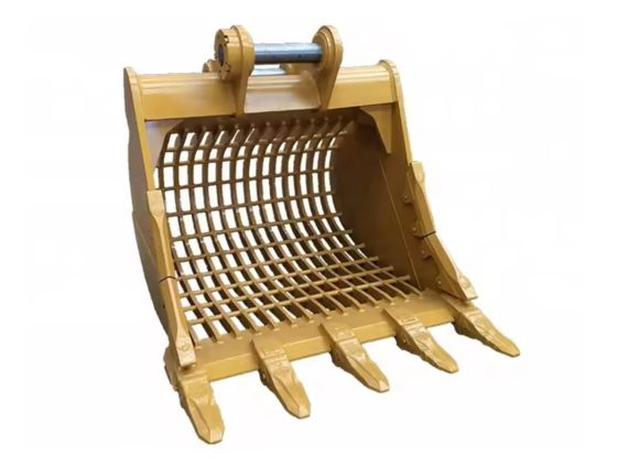 Cucharón para roca con esqueleto de excavadora