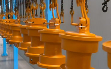 Línea de producción de rodillos de oruga para excavadora