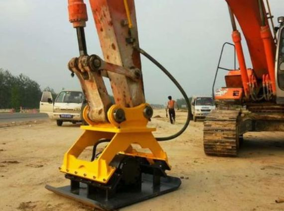 Accesorio de excavadora compactadora hidráulica de servicio pesado