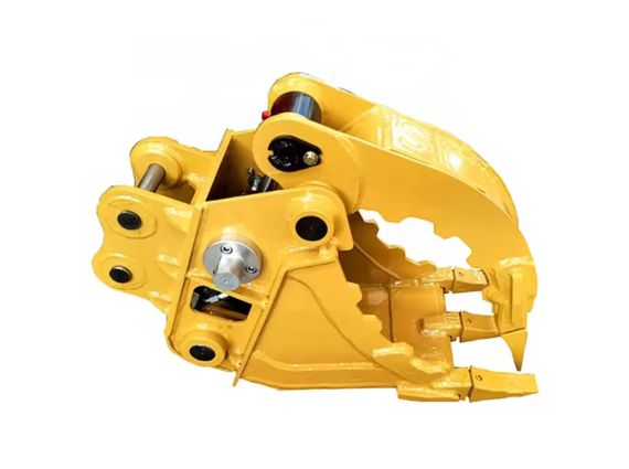 Cuchara con pinza para miniexcavadora