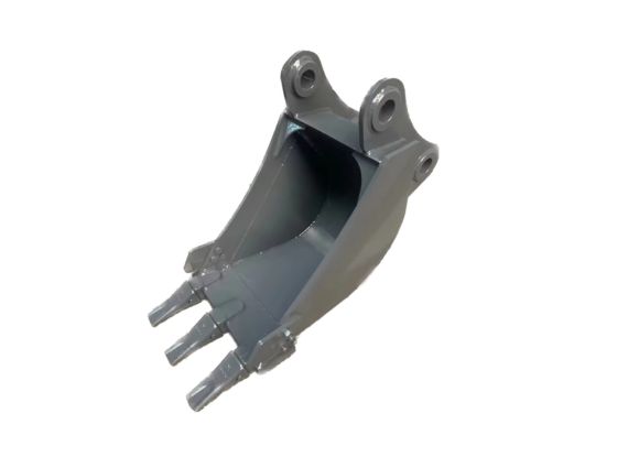 Miniexcavadora Kubota con cuchara para zanjas