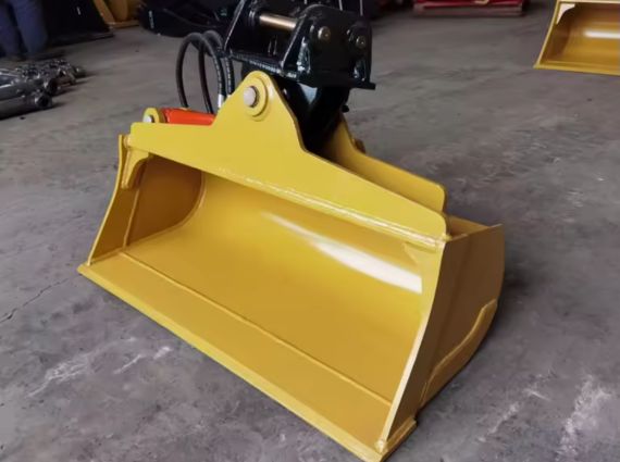 Cucharón basculante para miniexcavadora