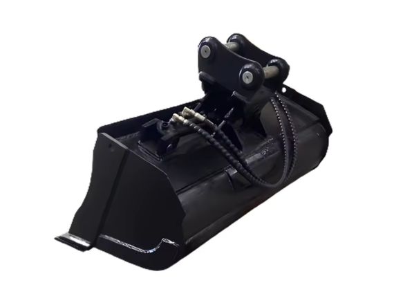 Cucharón giratorio para miniexcavadora