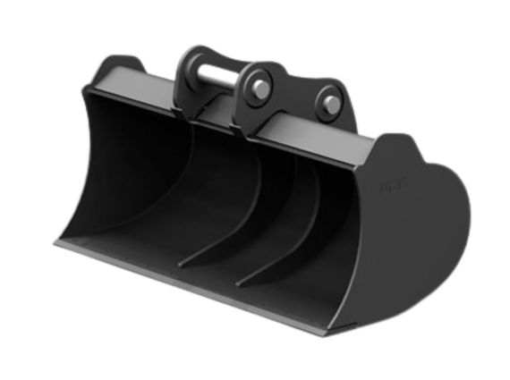 Cuchara lisa para miniexcavadora