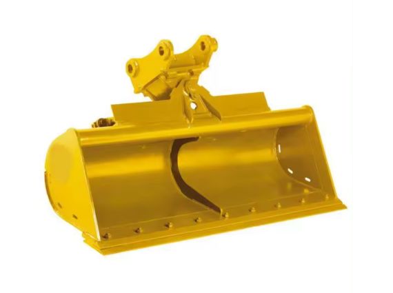 Cucharón de excavadora inclinable