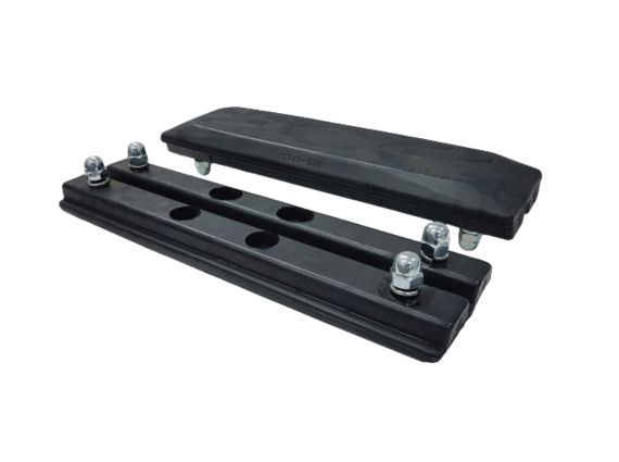 Juego de almohadillas de goma con clip para excavadoras