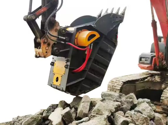 Cuchara trituradora para excavadora