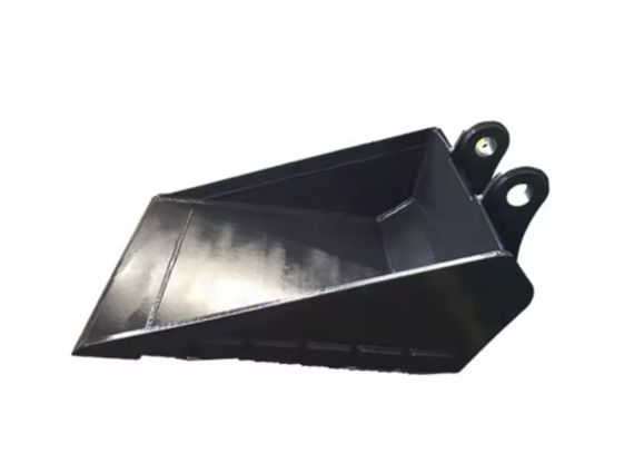 Recogedor de excavadora con cuchara plana