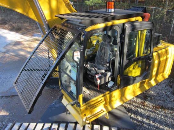 Protector de ventana delantera para excavadora Plus
