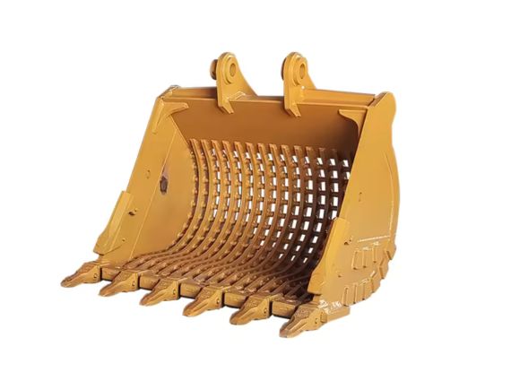 Cuchara de cribado de rejilla para excavadora