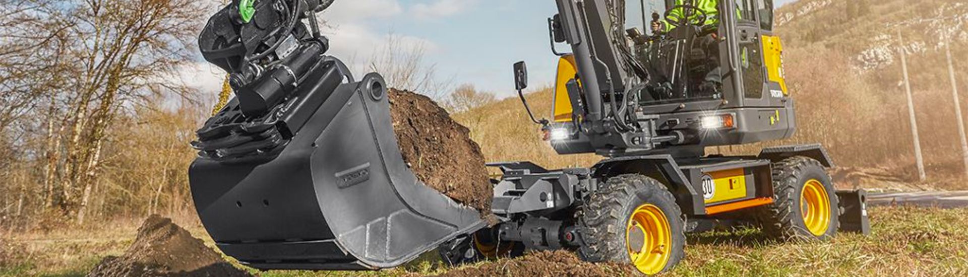Cuchara para excavadora Volvo avanzada de NewReach