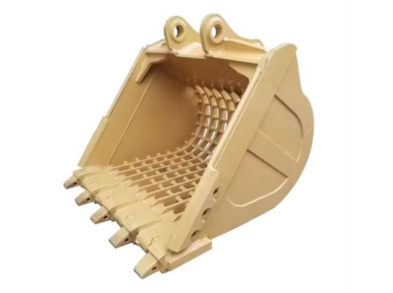 Cuchara de excavadora con esqueleto