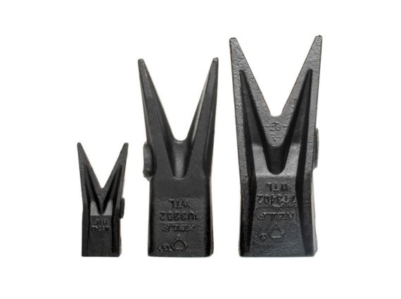 Dientes de tigre para cucharón de retroexcavadora