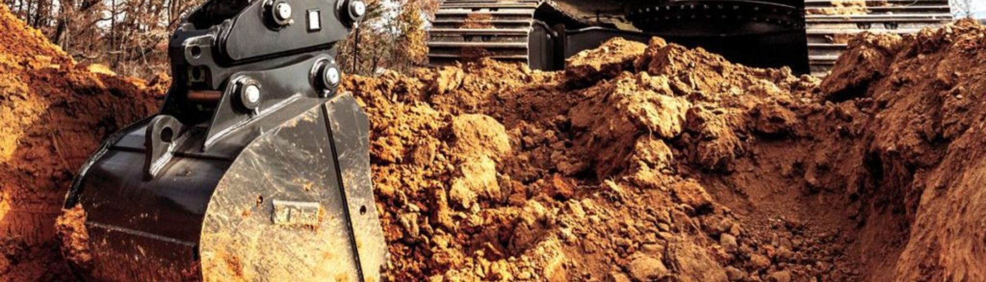 Cuchara de zanja para miniexcavadora