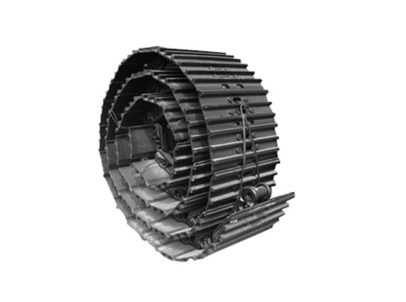 Orugas de acero versátiles para miniexcavadoras