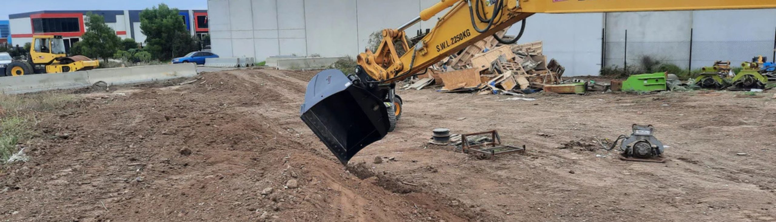 Cucharón de lodo para excavadora