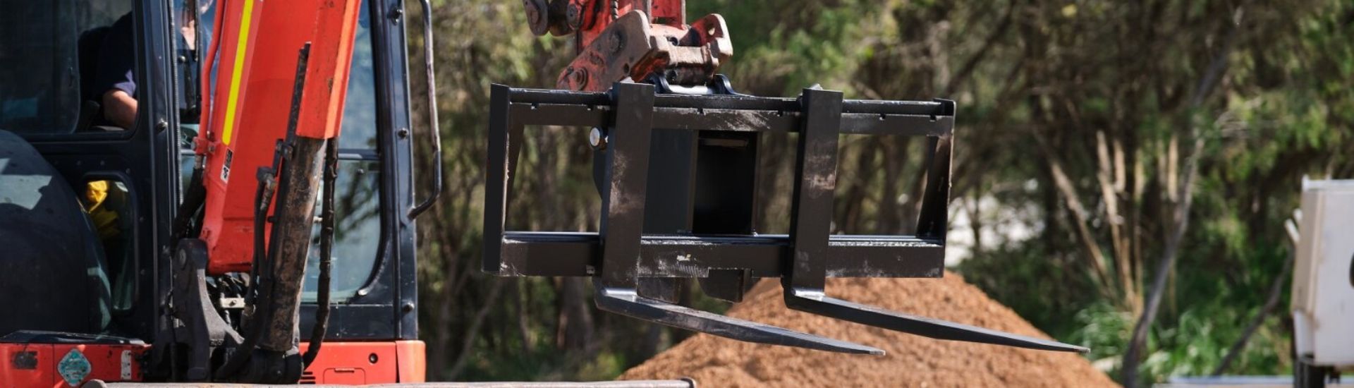 Horquilla para palés de excavadora