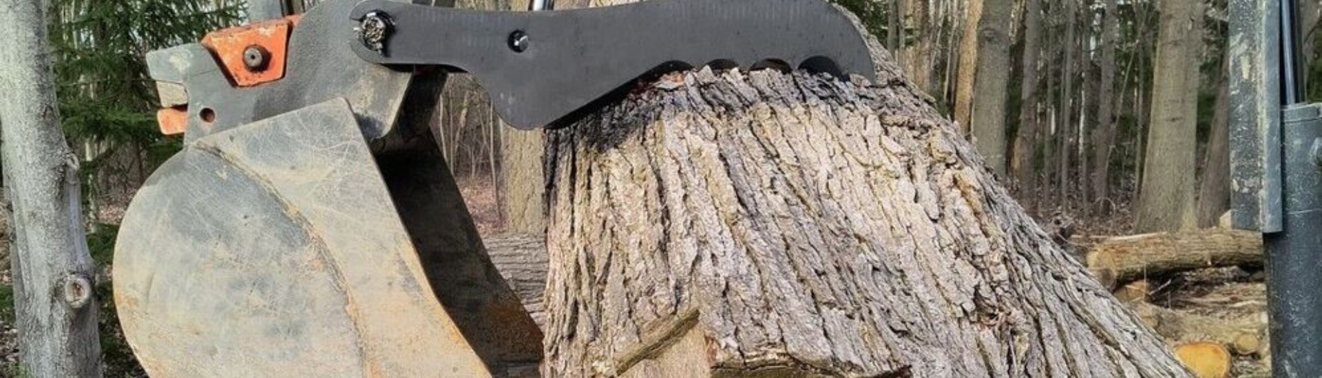 Pinza de pulgar para excavadora